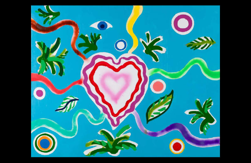  oil on canvas 57.48 x 44.88 inches. 